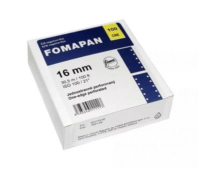 Fomapan 100 Cine 16mm 30.5m 1-Edge Perf