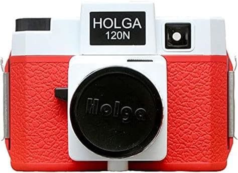 Holga 120N Camera Red White