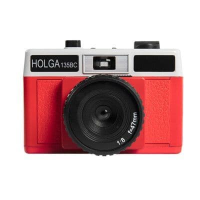Holga 135BC Camera Red White