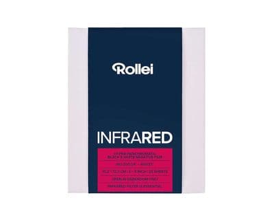 Rollei Infrared 400 sheet film 4x5