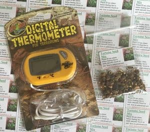 FREE SEEDS Zoo Med Digital Terrarium Thermometer - free post