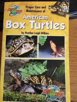 Zoo Med Proper Care of American Box Turtles 20 page booklet FREE POSTAGE