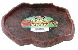 Zoo Med Repti Rock Feed Dish, Large 10 inches x 8 inches - free post