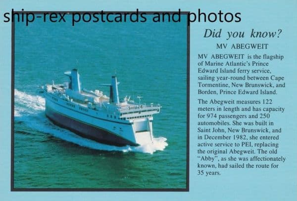 ABEGWEIT (1982, Marine Atlantic) b