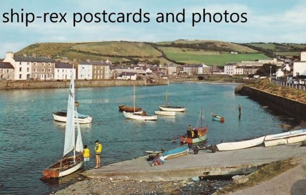 Aberaeron harbour, Cardiganshire b