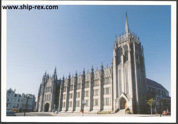 Aberdeen, Marischal College, postcard