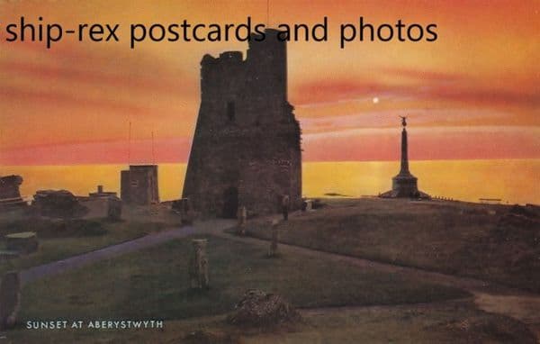 Aberystwyth, Cardiganshire, sunset