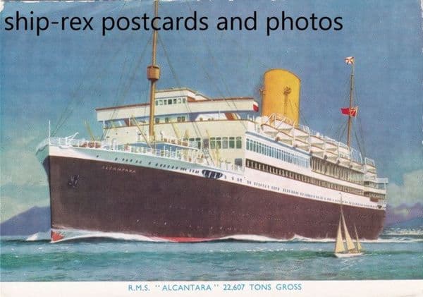 ALCANTARA (1927b, Royal Mail Line) a