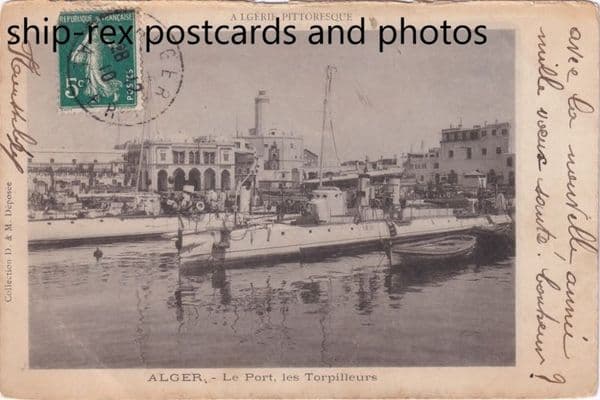 Algiers, Algeria, French torpedo boats a