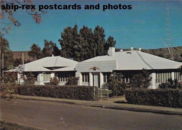Alice Springs, Royal Flying Doctor Base, postcard