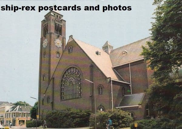Alphen Aan De Rijn (South Holland) reform church, postcard