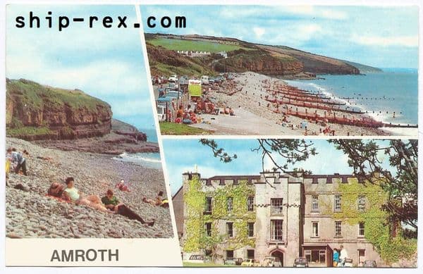 Amroth - multiview postcard