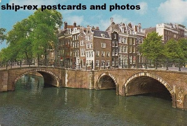 Amsterdam, Keizersgracht, postcard