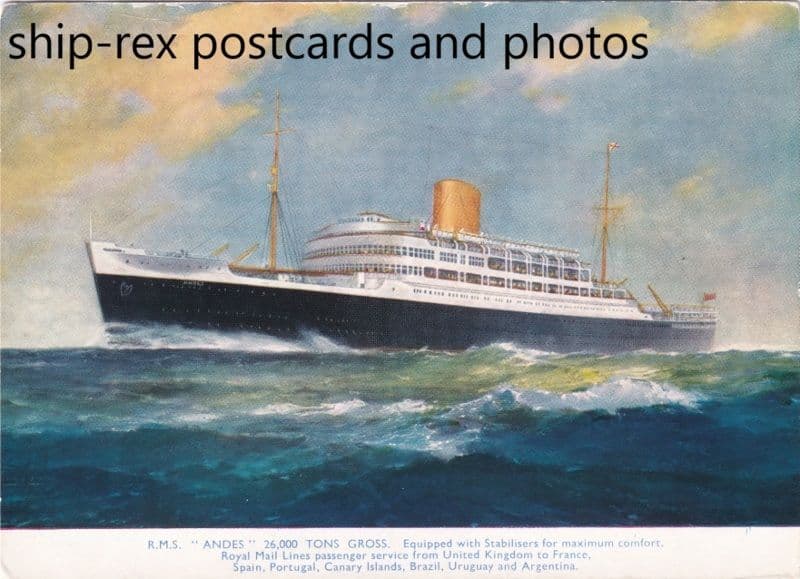 ANDES (1939a, Royal Mail Lines) b