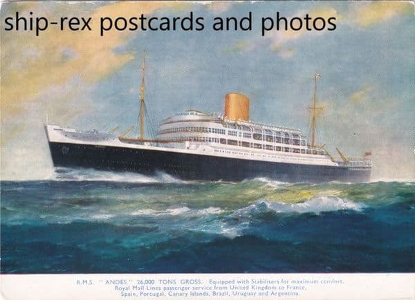 ANDES (1939a, Royal Mail Lines) b