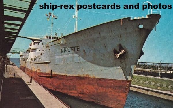 ANETTE (tanker) in Soo Locks