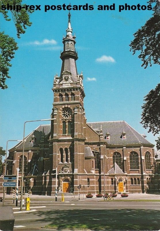Apeldoorn (Gelderland) church, postcard (b)