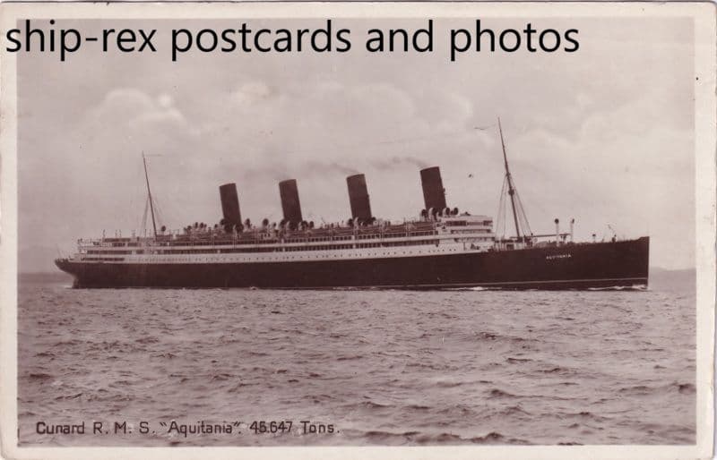 AQUITANIA (1914, Cunard Line) d