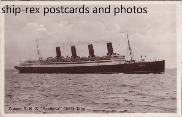 AQUITANIA (1914, Cunard Line) d