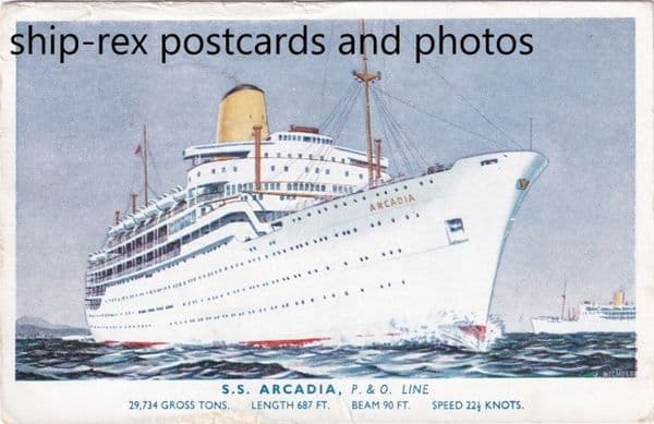 ARCADIA (1954, P&O Line) h