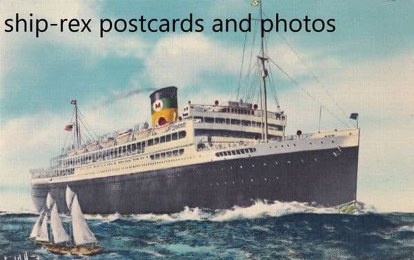 ARGENTINA or BRAZIL (1938, Moore McCormack) a2