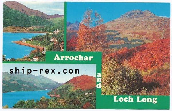 Arrochar and Loch Long - multiview postcard