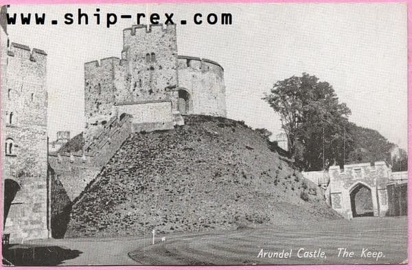 Arundel Castle, The Keep - old postcard