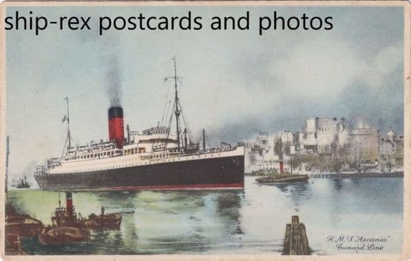 ASCANIA (1925, Cunard Line) b