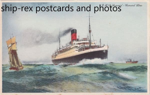 AUSONIA (1922, Cunard Line) a