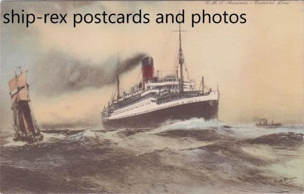 AUSONIA (1922, Cunard Line) b