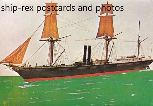 auxiliary powered sailing vessel (c1850)