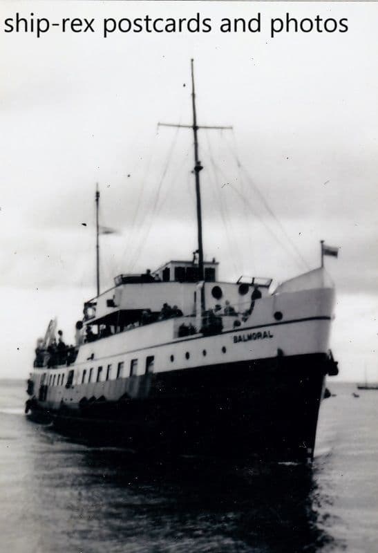 BALMORAL (1949a, Red Funnel) c