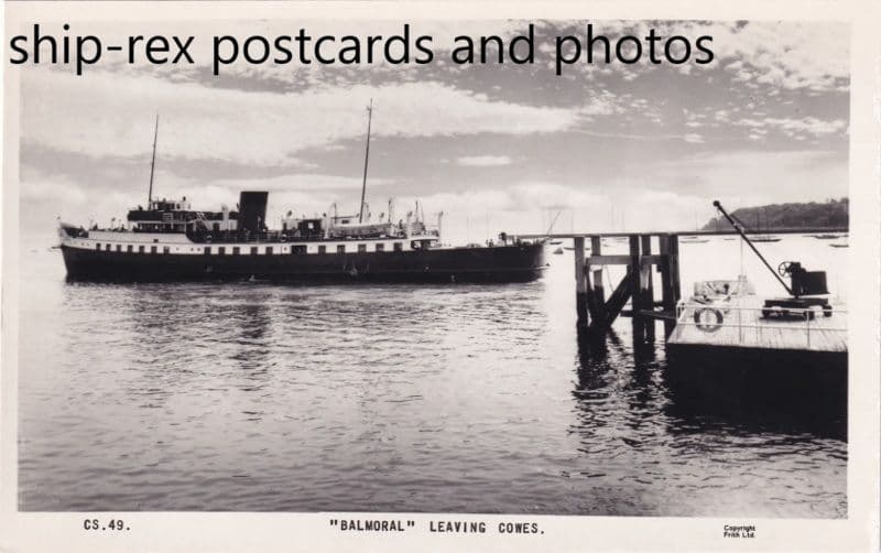 BALMORAL (1949a, Red Funnel) e