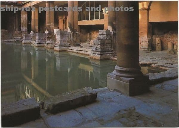 Bath, The Great Roman Bath, postcard