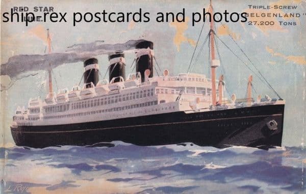 BELGENLAND (1923, Red Star Line) f