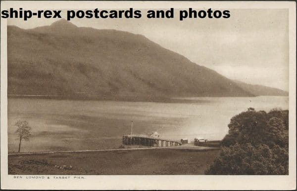 Ben Lomond & Tarbet Pier, postcard