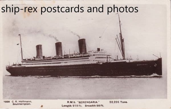 BERENGARIA (1921a, Cunard Line) i1