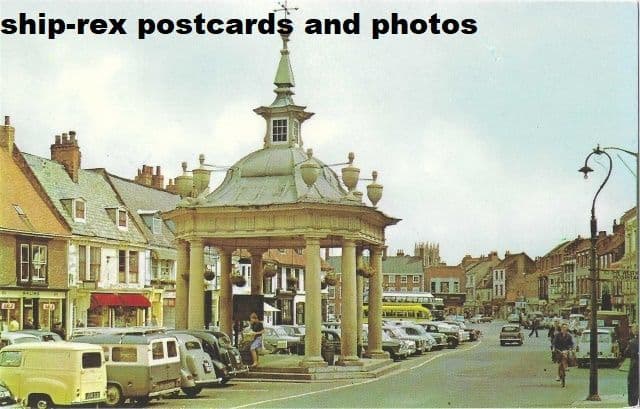 Beverley (Yorkshire) Market Place, postcard