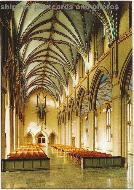 Blackburn Cathedral (Lancashire) postcard (b)