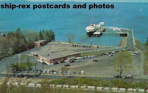 BLUENOSE (1956a, Canadian National) at Bar Harbor~d