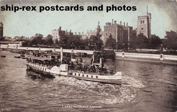 BOADICEA (1898, Thames Steamboat Co)~a