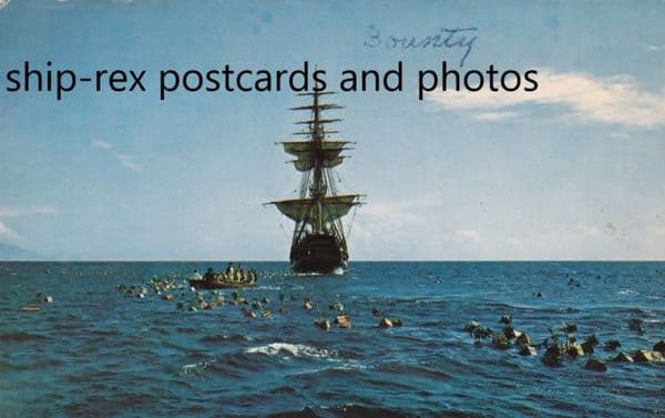 BOUNTY (1960a, MGM) replica ship