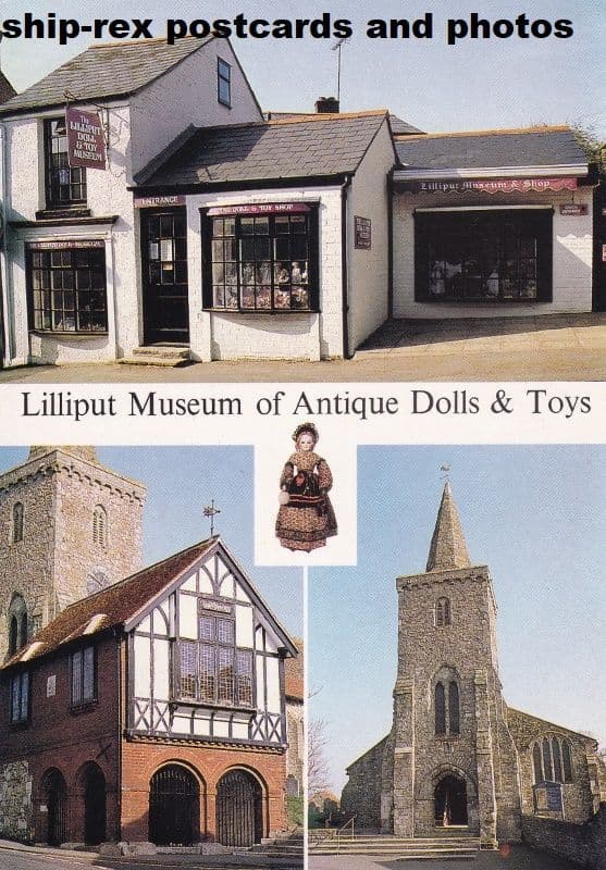 Brading (IOW) multi-view postcard