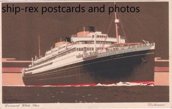 BRITANNIC (1930b, Cunard White Star Line) a