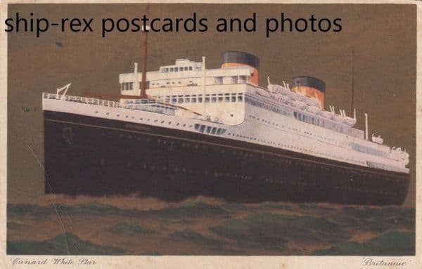 BRITANNIC (1930b, Cunard White Star Line) c