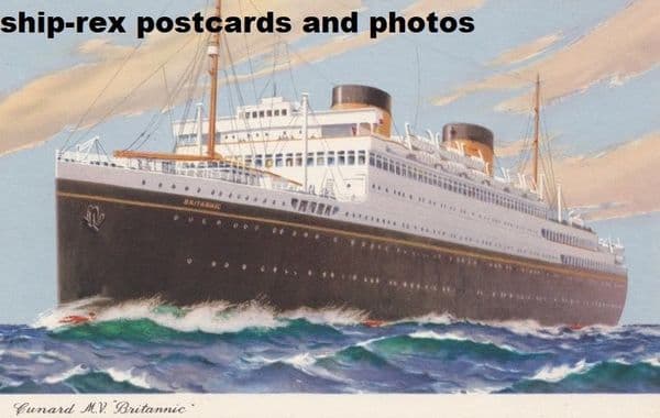 BRITANNIC (1930c, Cunard Line)~b1