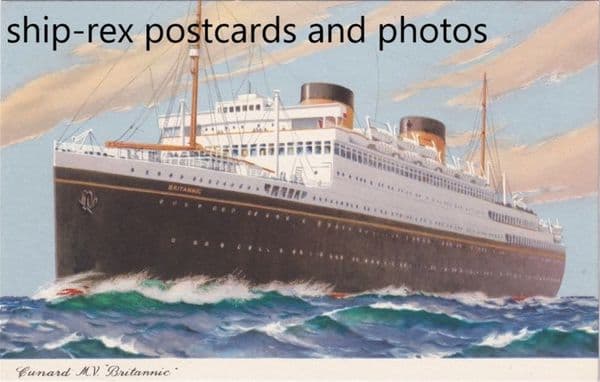 BRITANNIC (1930c, Cunard Line) b1