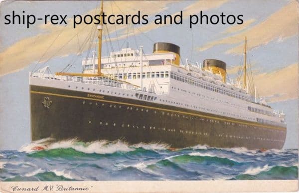 BRITANNIC (1930c, Cunard Line) b3