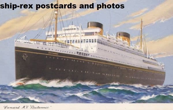 BRITANNIC (1930c, Cunard Line)~b4