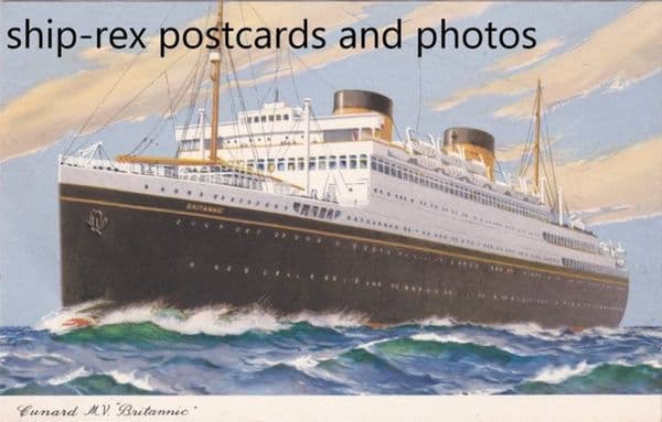 BRITANNIC (1930c, Cunard Line) b4